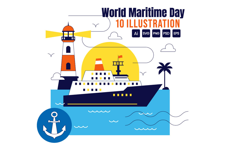 10 World Maritime Day Illustration