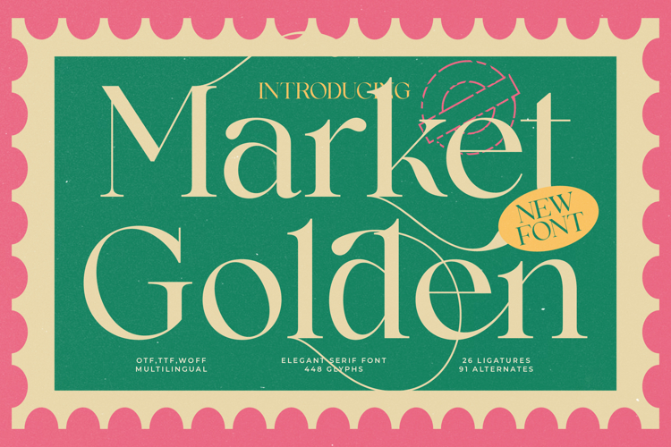 Market Golden - Elegant Serif Font