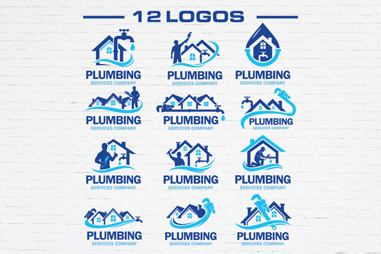 Plumbing Business Logo Bundle