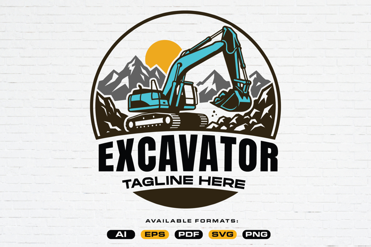 Heavy Equipment Services Premade Logo