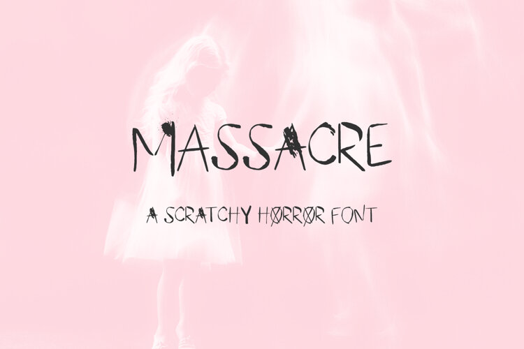 Massacre Horror Font example image 1