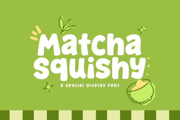 Matcha Squishy - A Fun & Cozy Font example image 1
