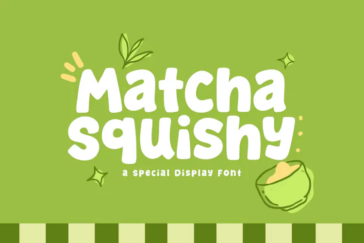 Matcha Squishy - A Fun & Cozy Font