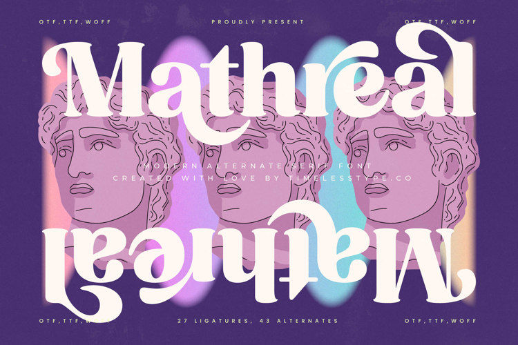 Mathreal - Modern Alternate Serif Font