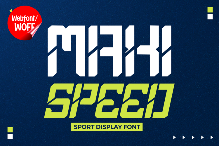 Maxispeed | Modern Futuristic Webfont for Dynamic Websites