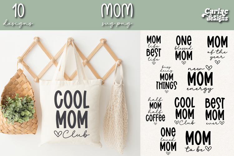Mothers Day SVG Bundle, Mom SVG Bundle