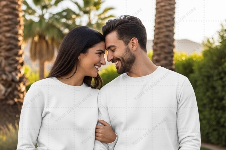 White Tshirt Mockup Image 17