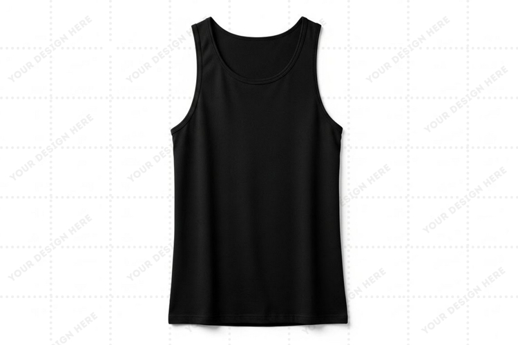 Black Tshirt Mockup Image 5