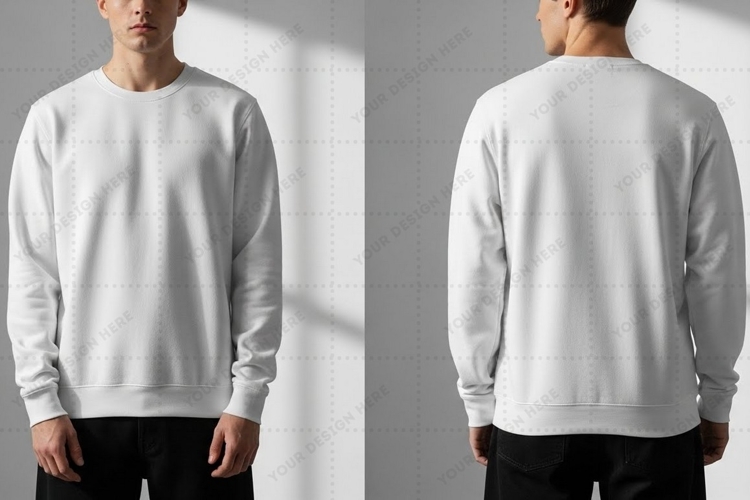 White Tshirt Mockup Image 18