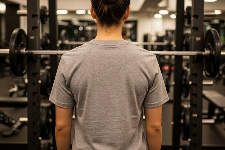 Men's gym T-shirt Mockup Design