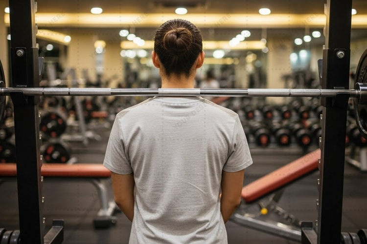 Men's gym T-shirt Mockup Design