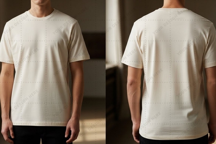 White Tshirt Mockup Image 11