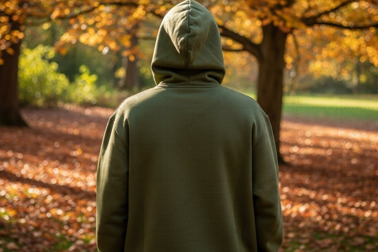 Autumn hoodie T-shirt Mockup Design
