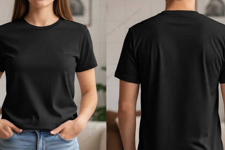 Black Tshirt Png Image 11