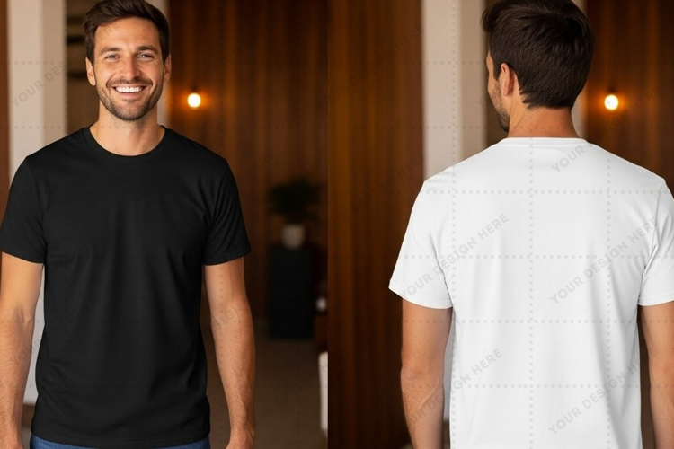 Men's T-shirt Mockup Design