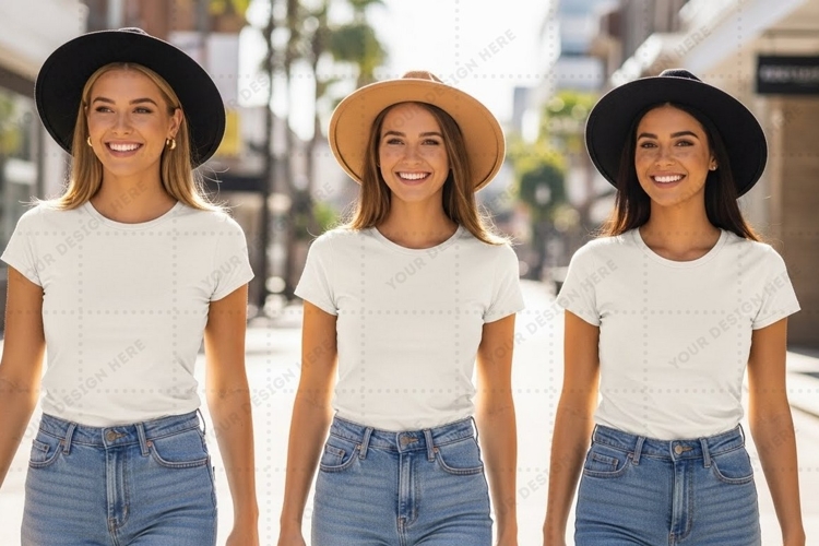 Black Tshirt Mockup Image 3