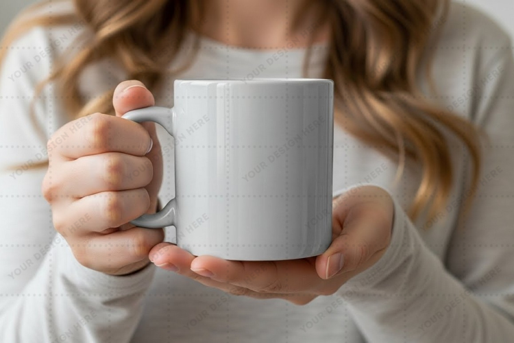 Elegant mug mockup design