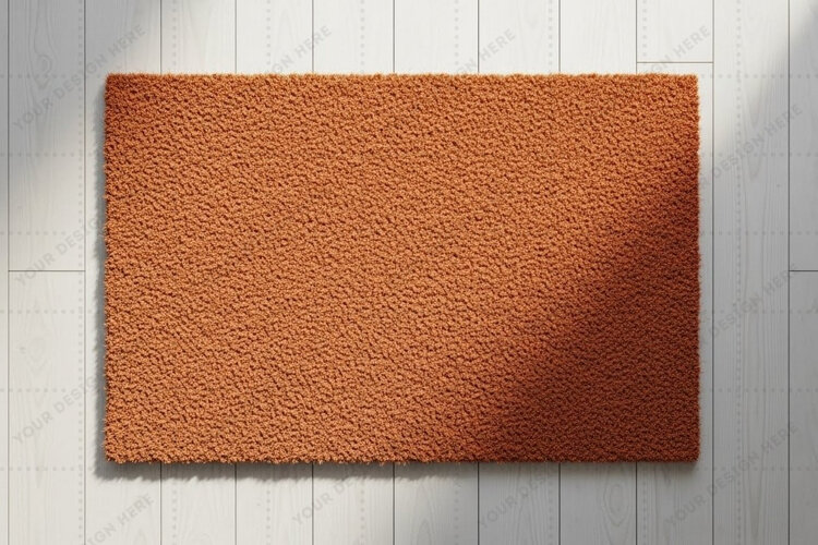 Modern doormat mockup design example image 1