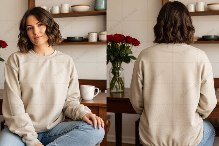 Sweatsuit Mockup Image 17