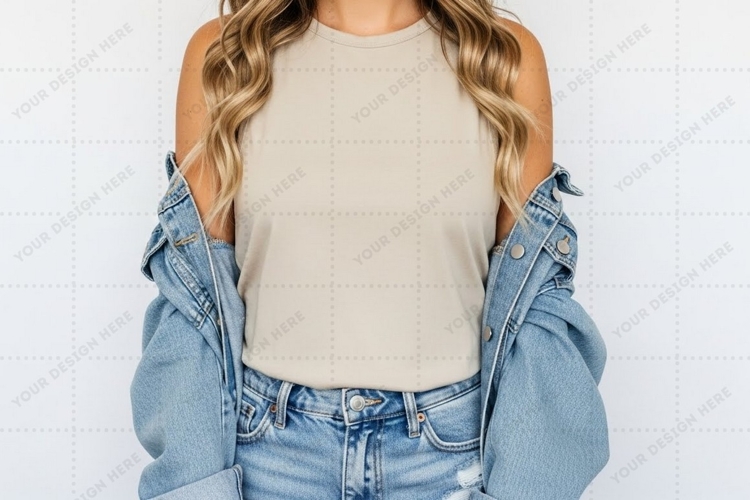 White Tshirt Mockup Image 20