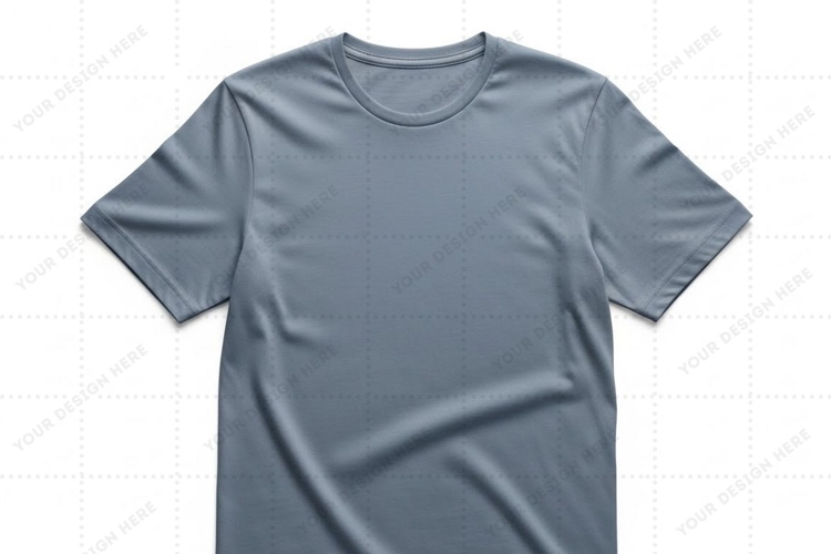 Modern grey T-shirt Mockup Design