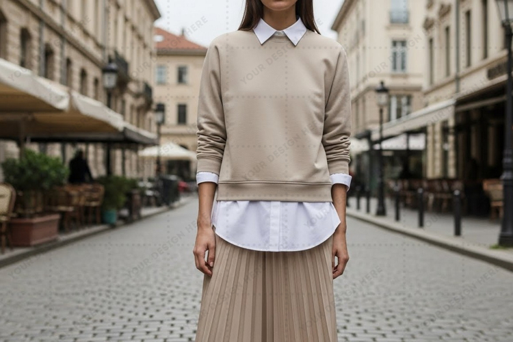 White Tshirt Mockup Image 4