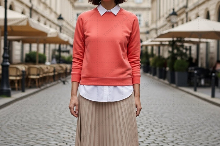 White Tshirt Mockup Image 2