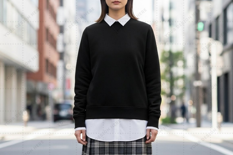 Black Tshirt Mockup Image 16