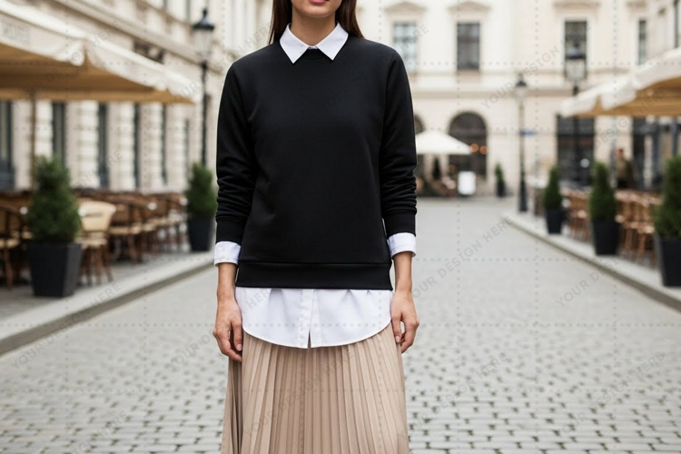 White Tshirt Mockup Image 7