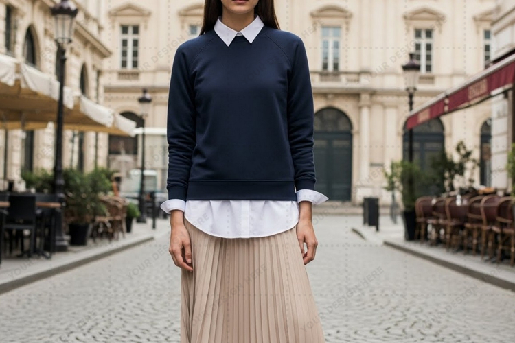 White Tshirt Mockup Image 6