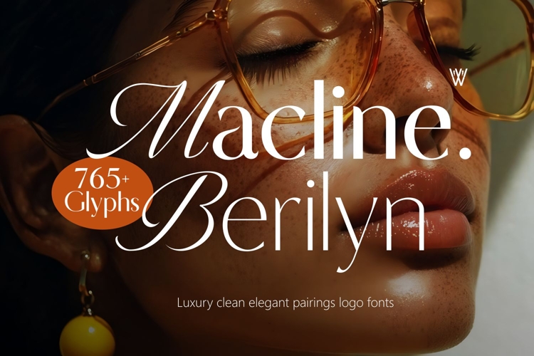Macline Luxury clean elegant pairings logo fonts