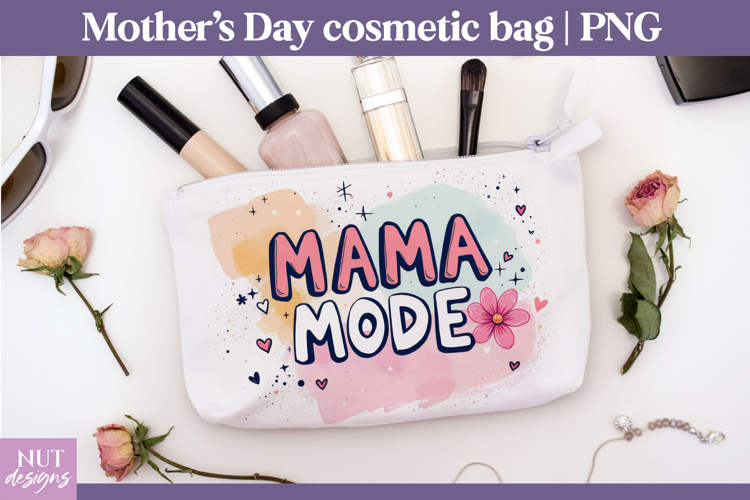 Mama Mode Cosmetic Bag mom gift Mothers day makeup bag