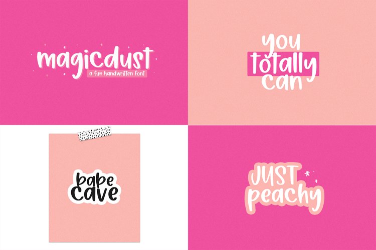 Crafty Font Bundle - 30 Handwritten Fonts for Crafters