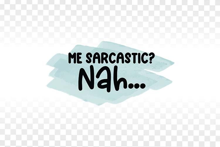 Sarcastic sublimation, funny png