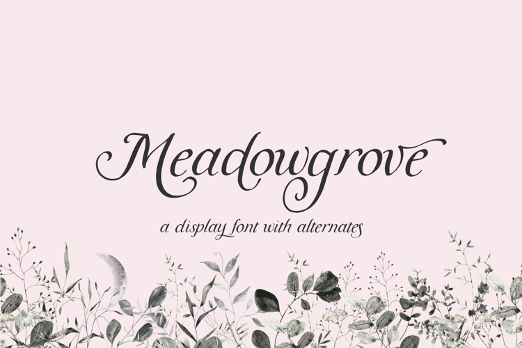 Meadowgrove Display Font