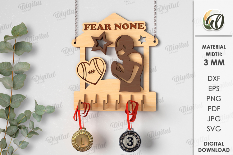 Medal Holder Laser Cut. Medal Display SVG