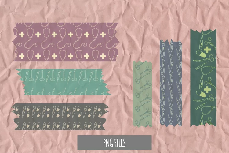 Medical Seamless Pattern Tape
