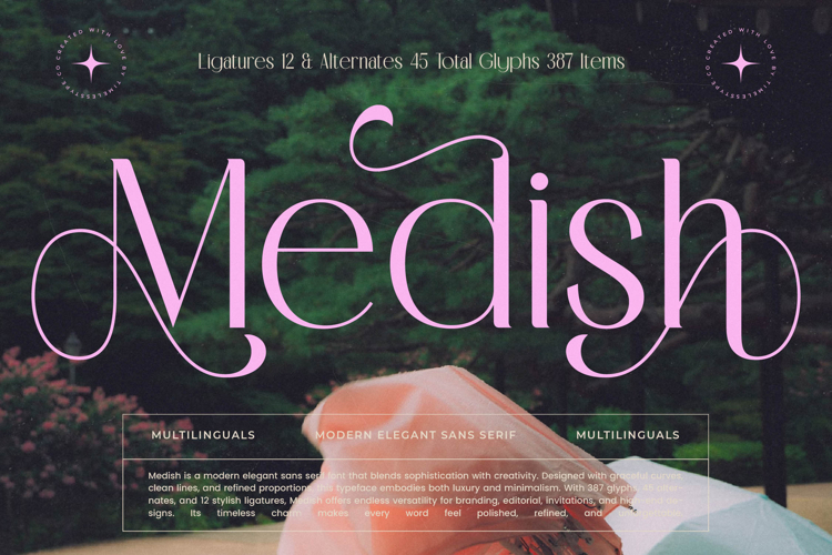 Medish - Modern Elegant Sans Serif Font