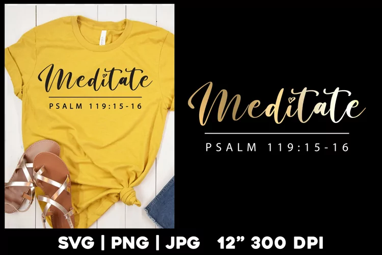 Meditate svg | Psalm 119