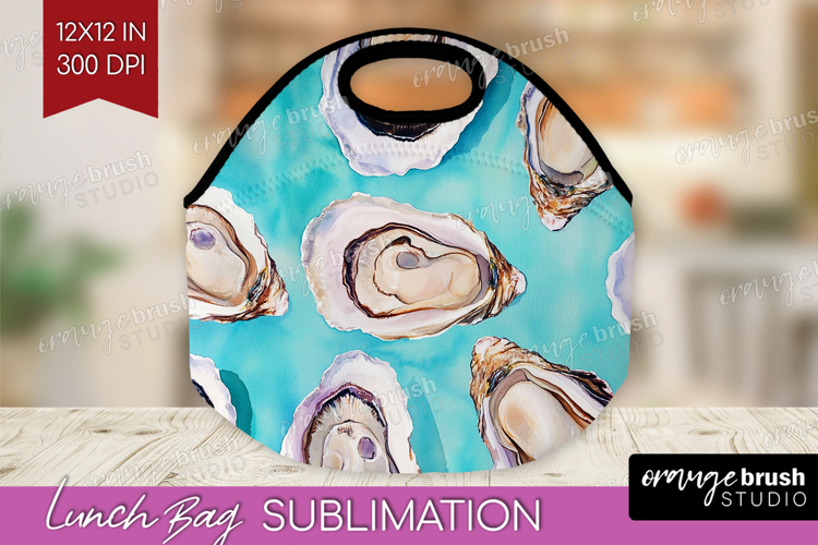 Mediterranean Lunch Bag - Summer Lunch Bug PNG Sublimation