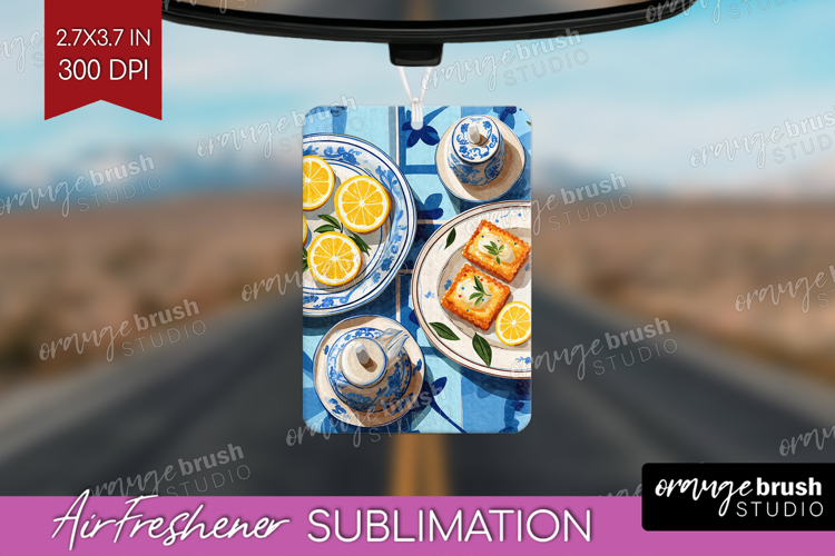 Mediterranean Air Freshener PNG - Summer PNG Sublimation