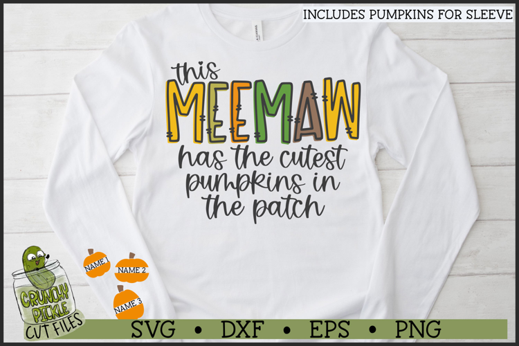 Meemaw Pumpkin Patch SVG File