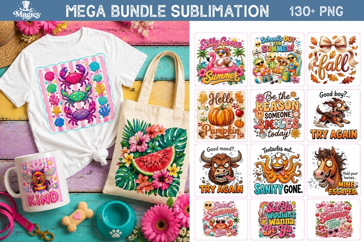 Mega Design Bundle | Funny Quotes Png Sublimation Bundle