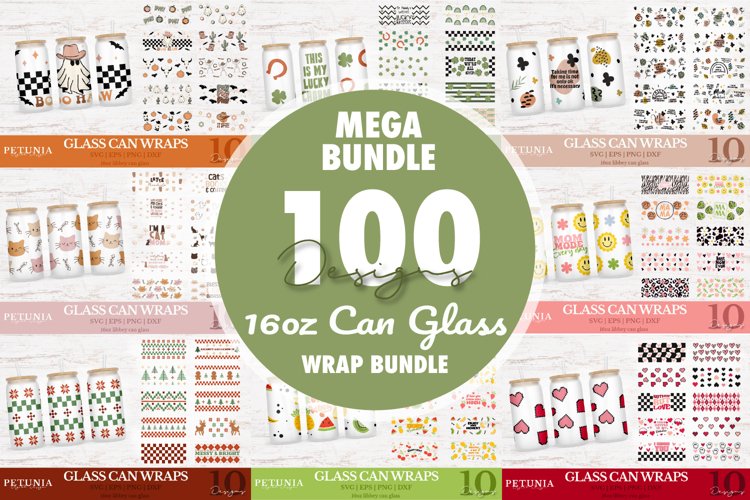 Can Glass Wrap Bundle | 16oz Glass Wrap