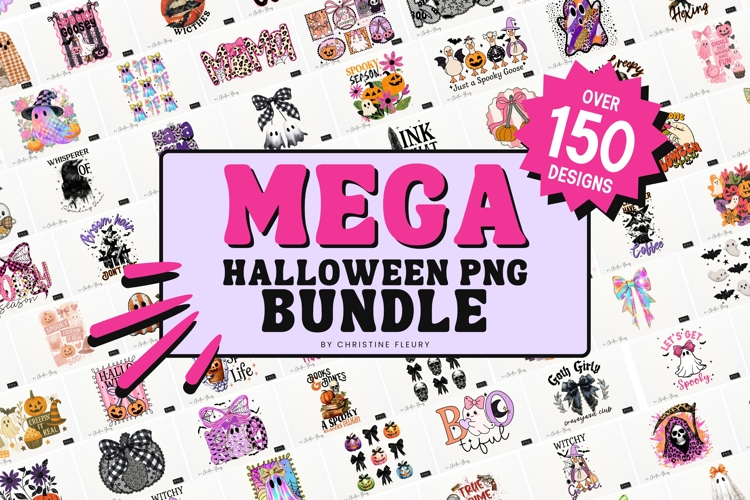 MEGA Halloween PNG Bundle - 170 Halloween Designs