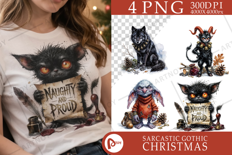 Sarcastic Krampus Kin Sublimation