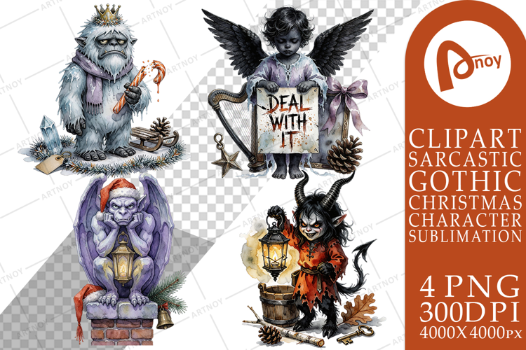 Sarcastic Krampus Kin Sublimation
