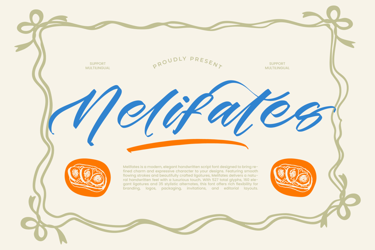 Melifates - Modern Elegant Handwritten Script