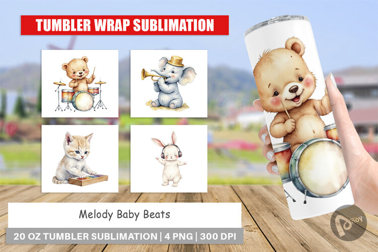 Tumbler Melody Baby Beats example image 1