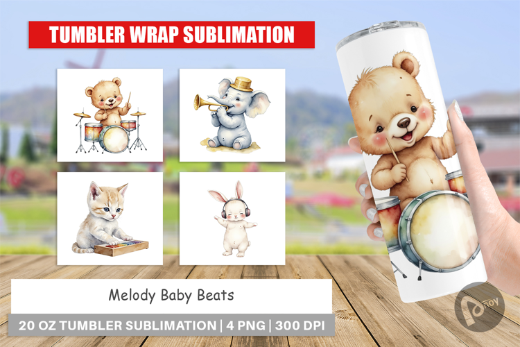 Tumbler Melody Baby Beats